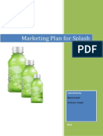 Splash Marketing Plan