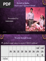 Download Apparel Retail in India Ppt by AnuranjanSinha SN19094989 doc pdf