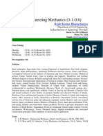 ME 101: Engineering Mechanics (3-1-0:8) : Rajib Kumar Bhattacharjya