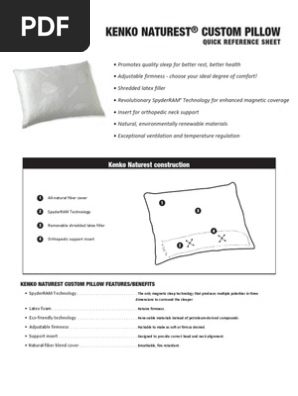Kenko Naturest Custom Pillow QRF