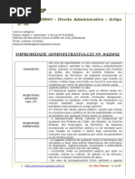 Memorex de Improbidade Artigo 6