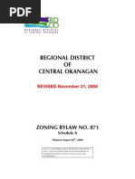 Consolidated Zoning Bylaw No. 871