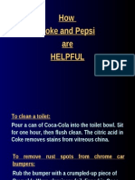 How Coke Pepsi Helpful