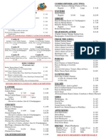 Penns Restaurant Holly Bush Menu