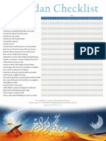 This Checklist Is Courtesy of The Da'wah Phil Team. Please Support Our Da'wah Documentary Film Project by Donating at