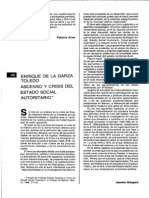 Ascenso y Crisis Del Estado Social Enrrique de La Garza