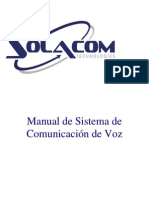 Manual de Sistema de Comunicación de Voz