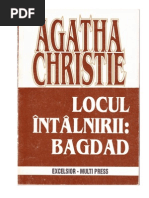 Agatha Christie - Locul Întâlnirii - BAGDAD | PDF