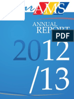 AMS Annual Report, 2012-2013