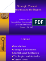 Thayer Australia's Strategic Context