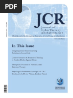 Download Journal of CyberTherapy and Rehabilitation Volume 1 Issue 3 2008 by Giuseppe Riva SN19099255 doc pdf