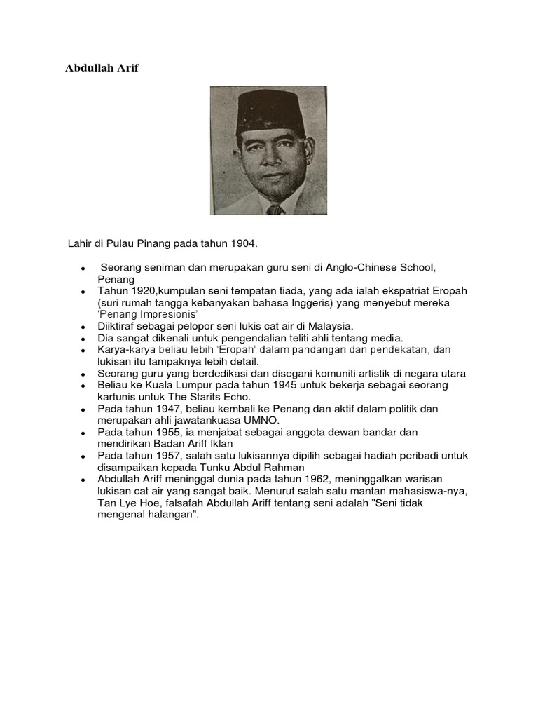 Abdullah Arif Watercoulor Pdf