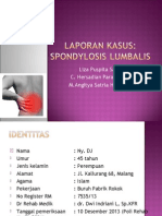 Lapsus Spondylosis