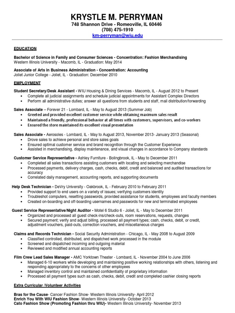 Kmpresume1 Debit Card Employment