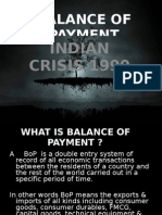 Balance of Payment