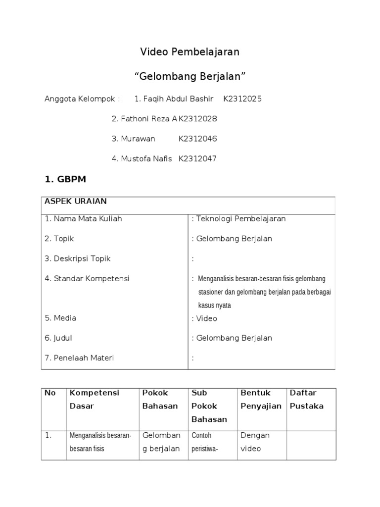 Script Video Pembelajaran | PDF | Seni & Disiplin Bahasa | Kajian ...