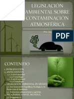 Legislación Ambiental Sobre Contaminación Atmosférica