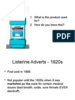 1920s Listerine Ads 