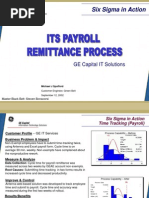 Payroll Remittance Six Sigma Case Study