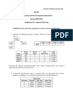 PA121 Capacity Planning Assignment