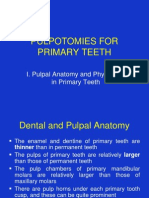 Pulpotomies For Primary Teeth July 2010