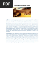Curiosidades Da Antiga Roma