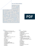 Access Nursing Crossword - Terms and Abbreviations