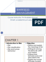 UUM-BWRR3033: Risk Management: Chapter 01