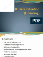 UUM-BWRR3033: Risk Management-Chapter 08 Risk Financing