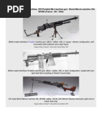 Hotchkiss Portative - Hotchkiss .303 Portable Mk. 1 Machine Gun - Benet-Mercie Machine Rifle M1909