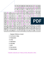 Sopa de Letras Solucoes