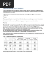 Equipment Damage Curves Conductors