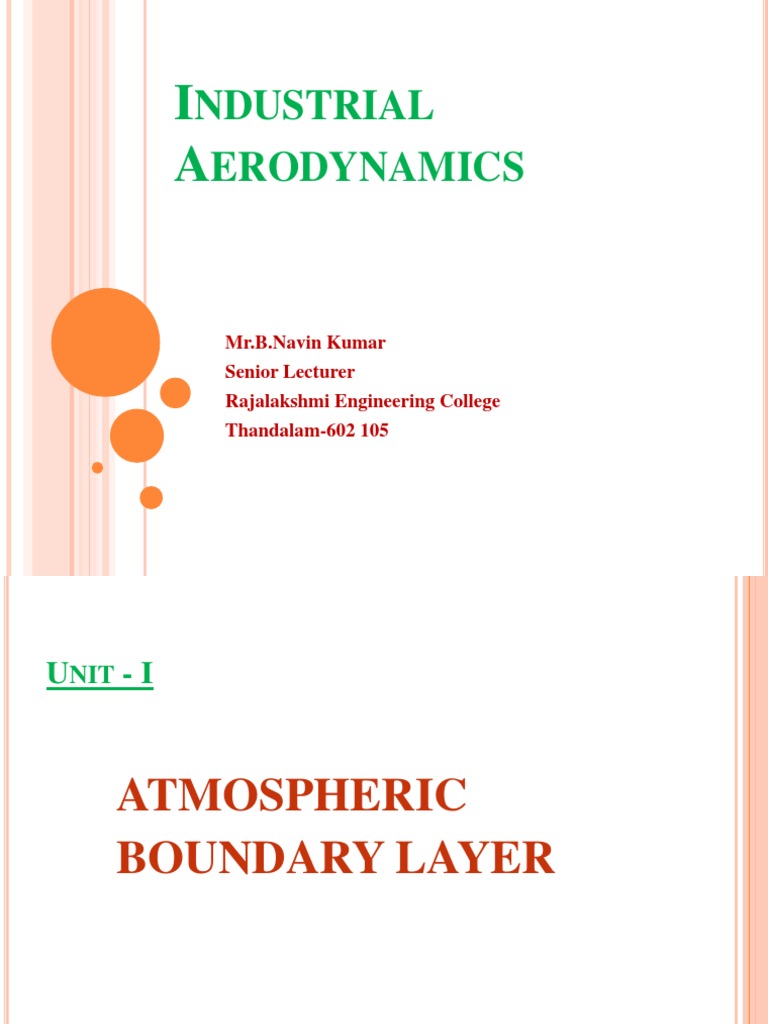 Industrial Aerodynamics Pdf Ventilation Architecture Building Code