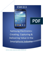 How Samsung Electronics Creates, Captures and Delivers Value in the Smartphone Industry