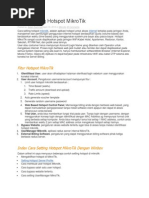 Download Cara Setting Hotspot MikroTik by Yanuar Rakhmadi SN191066200 doc pdf
