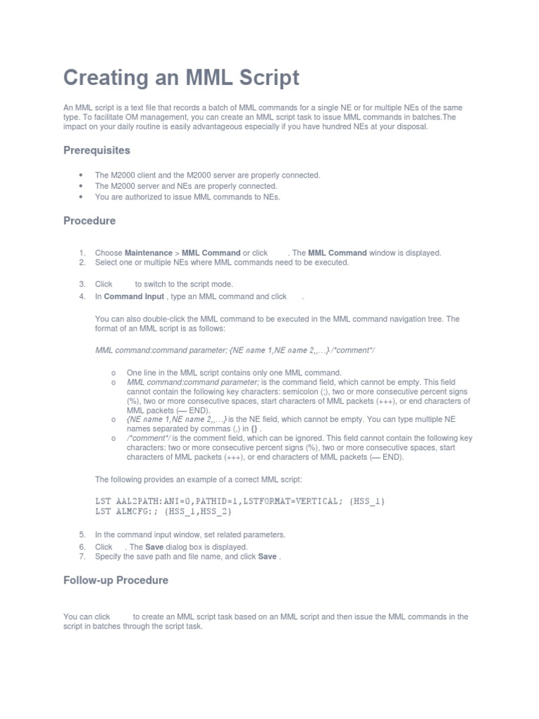MML Script | PDF | Computers | Technology & Engineering