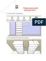 Processo para Inserir Portas de Correr