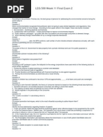 Download LEG 500 Week 11 Final Exam 2 by DanauHayees SN191104717 doc pdf