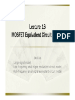 MOSFET Equivalent Circuit Models