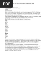 CIS 355 Lab 4 Inheritance and Simple GUI