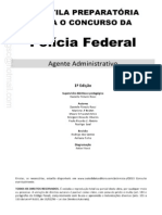 Apostila Agente Administrativo Pf 2013