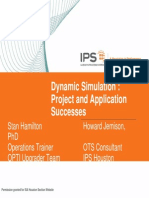 Dynamic Simulation: Project and Application Successes