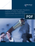 PR in India - Challenges and 2012 Outlook