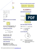 MATH Formulas