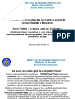 Dna Mariana Voicu - Politica Industriala Bazata Pe Clustere Inovative in Romania