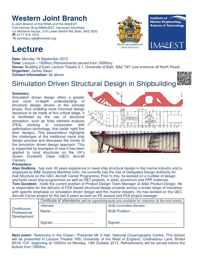 Western Joint Branch: Simulation Driven Structural Design in ...