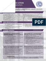 ISO 27034 Lead Implementer - Two Page Brochure