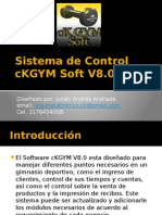 Sistema de Control cKGYM Soft V8