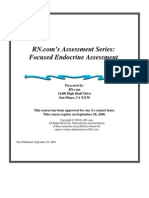 Focused Endocrine Assessment2004