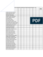 Listado de Asistencia Estudiantes Ingenieria Electronica Quimica General 2